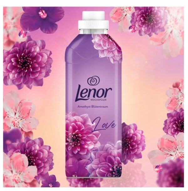 Lenor Amethyst Płyn do Płukania 38 prań 950 ml DE - obrazek 2