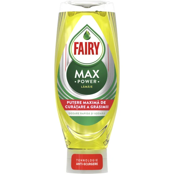 Płyn do mycia naczyń Fairy max power lemon 0,65 l