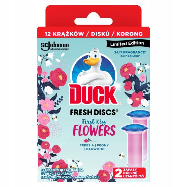 Duck Fresh Discs żelowe krążki zapas FLOWERS KISS