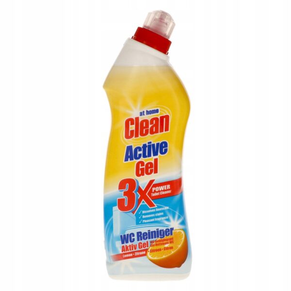 Żel do WC At Home Clean Active Gel 750 ml lemon