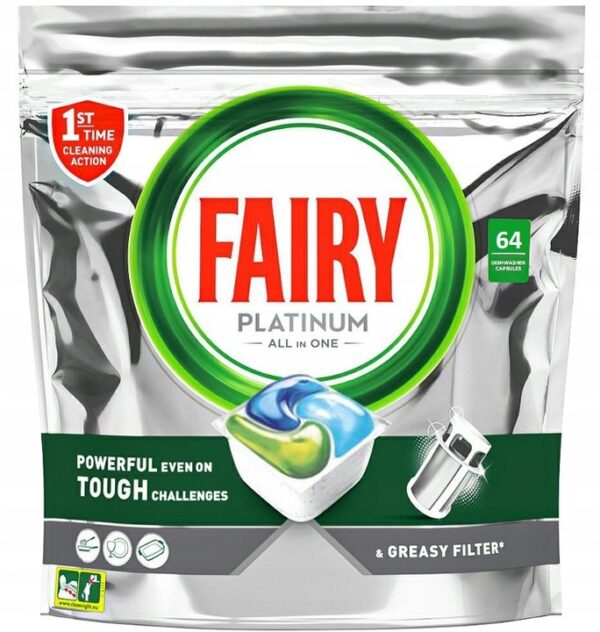 Fairy Platinum All in One tabletki do zmywarki 64