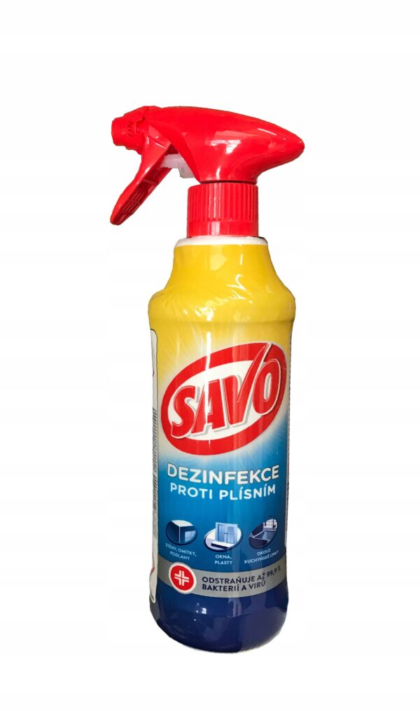 Savo Spray Czyszczenia na Pleśń Grzyby Spray 500ml