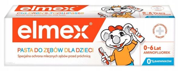 Pasta do zębów Elmex 50 ml 0-6 lat - obrazek 2