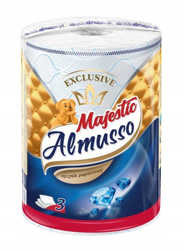 Almusso Majestic Ręcznik papierowy 3warstw 1 rolka