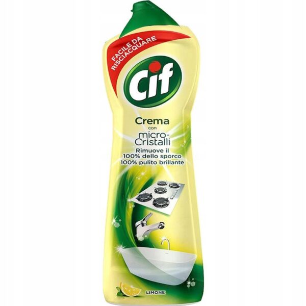 Cif Mleczko do czyszczenia Cream Lemon 750 ml - obrazek 2