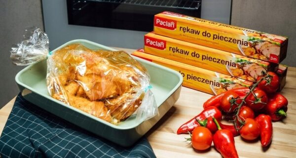 Rękaw do pieczenia Paclan przezroczysty 3m klips - obrazek 2