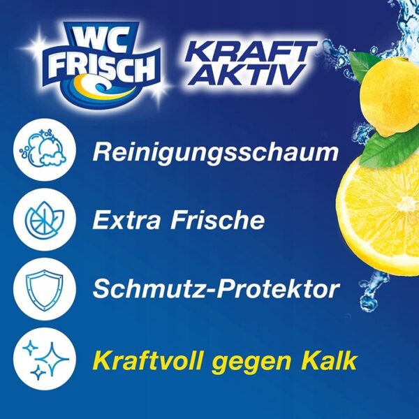 WC FRISCH Kraft Aktiv żel do wc OCEAN 750 ML - obrazek 2