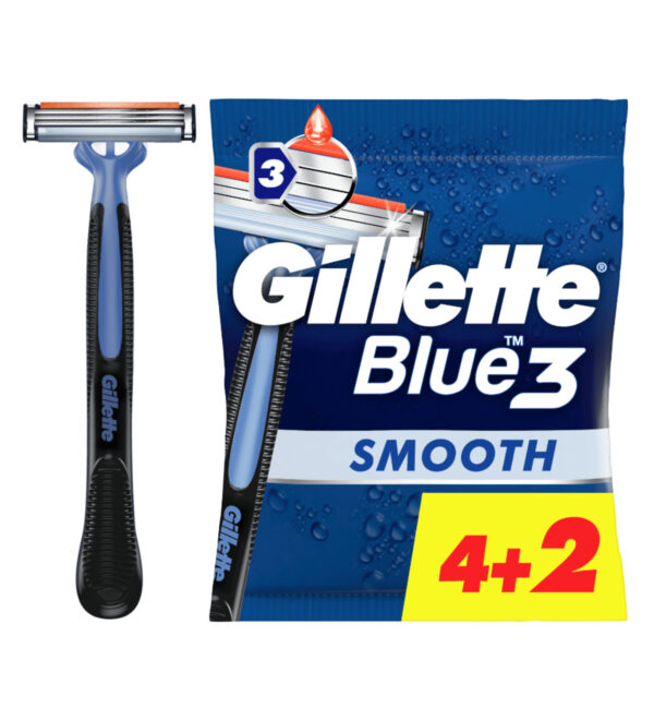 MASZYNKI DO GOLENIA GILLETTE BLUE 3 6szt SMOOTH - obrazek 2