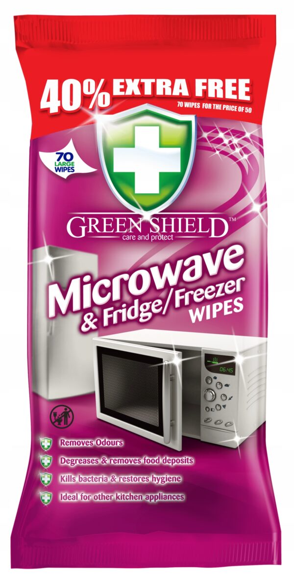 Green Shield Microwave Fridge chusteczki 70szt