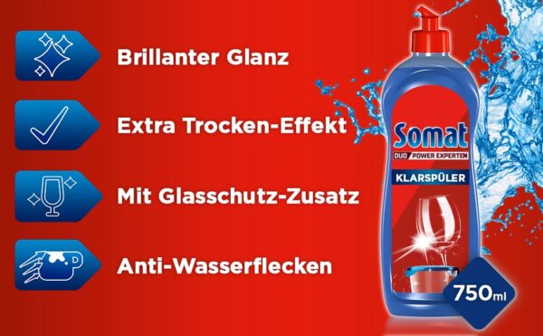 SOMAT KLARSPULER nabłysz do zmyw 750 ml ORIGINAL - obrazek 3