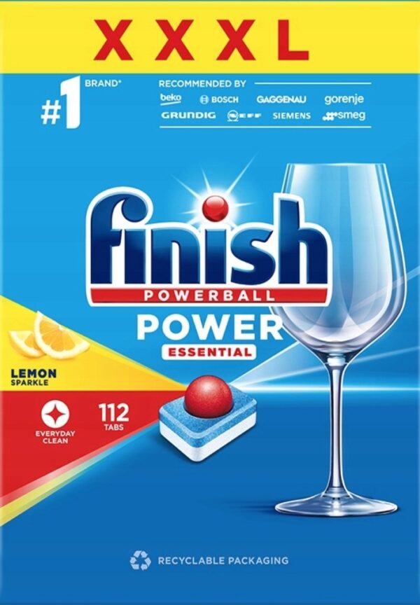 Tabletki do zmywarki Finish Power Essential 112szt