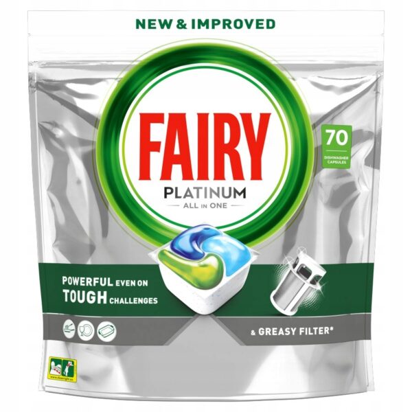 Fairy Platinum All in One tabletki do zmywarki 70