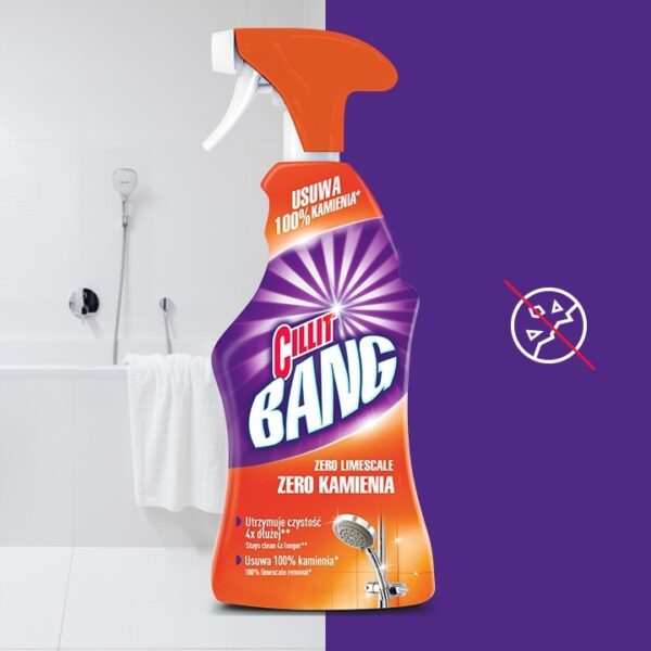 Płyn Cillit Bang do łazienki, kamienia 750 ml - obrazek 2