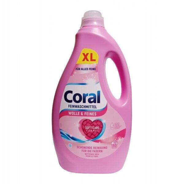 CORAL Płyn do prania WOLLE & FEINES 2,5 L