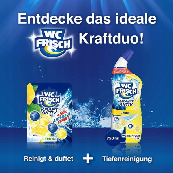 WC FRISCH Kraft Aktiv żel do wc OCEAN 750 ML - obrazek 5