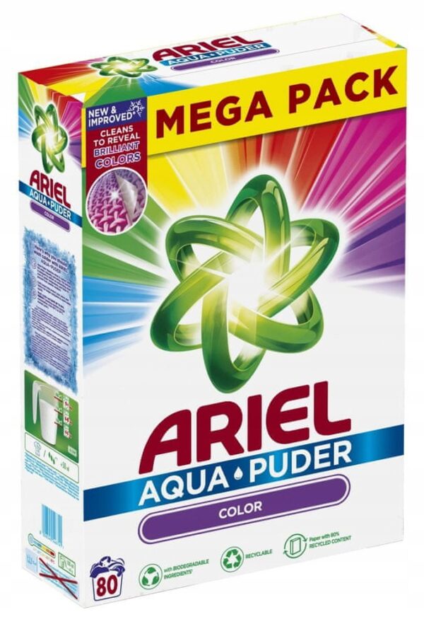 Ariel Color Mega Pack 80p 5,2kg proszek do kolorów - obrazek 5