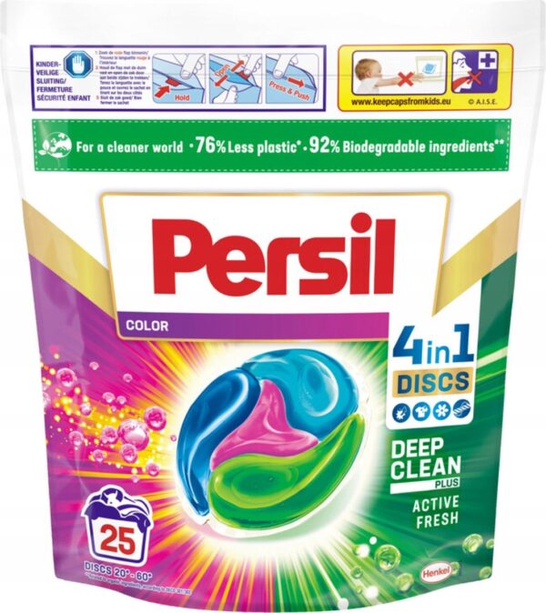 Persil Disc Kolor kapsułki do prania 4w1 25 szt