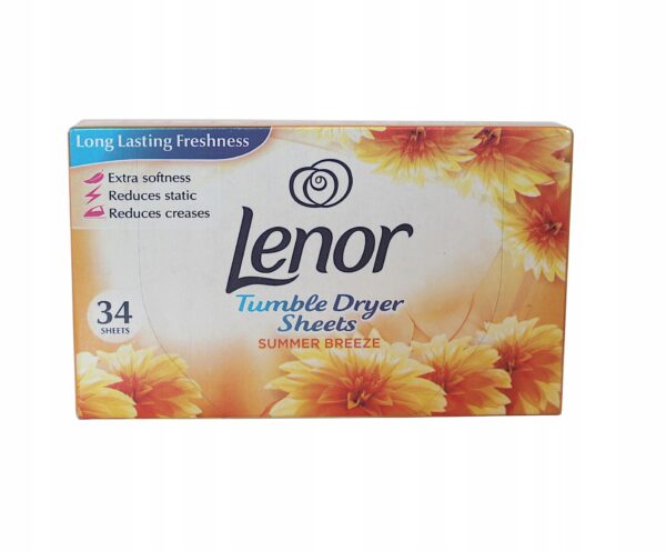 LENOR chusteczki do suszarki SUMMER BREEZE 34 szt