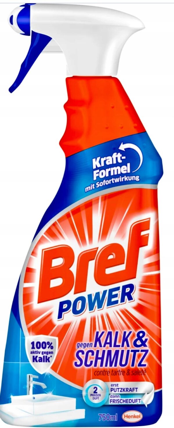 BREF POWER Kalk & Schmutz do łazienek 750 ml - obrazek 2