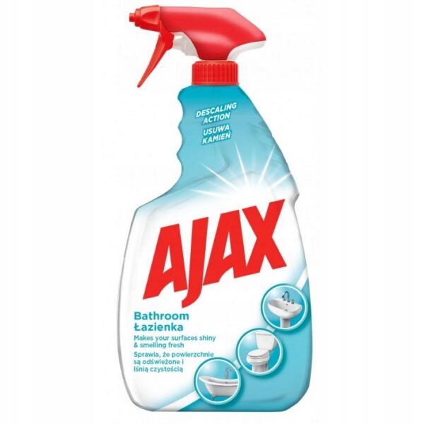 Płyn Ajax 0,75l Spray do łazienki niebieski - obrazek 2