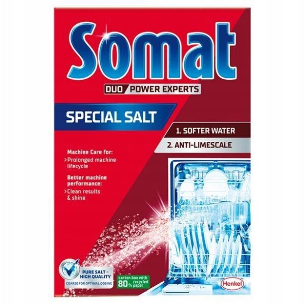 SOMAT Sól do zmywarki gruboziarnista 1,2 kg