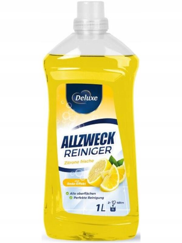 Deluxe 1L Zitrone frische uniwersalny płyn do podłóg allzweck reiniger