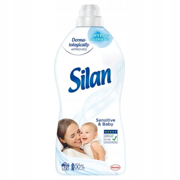 SILAN Płyn do płukania Sensitive& Baby 1,8 L - obrazek 2