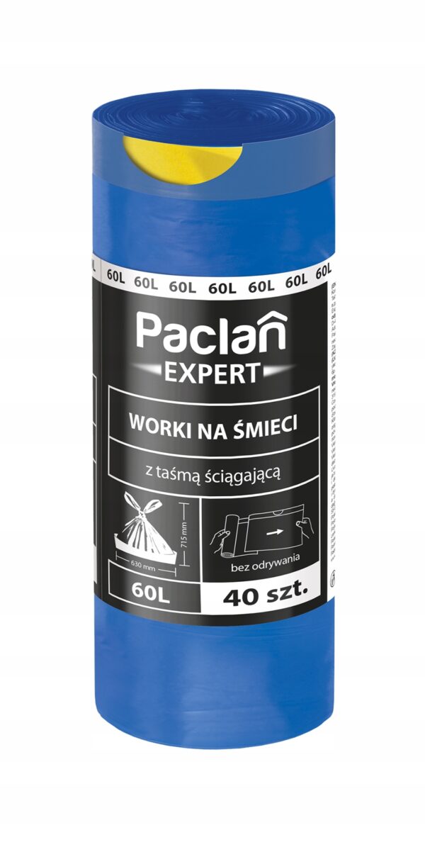 Paclan worki na smieci 60 L 40 szt - obrazek 2