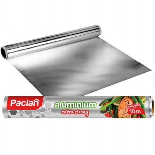 Paclan Folia aluminiowa 18m GRUBA tłoczona - obrazek 2