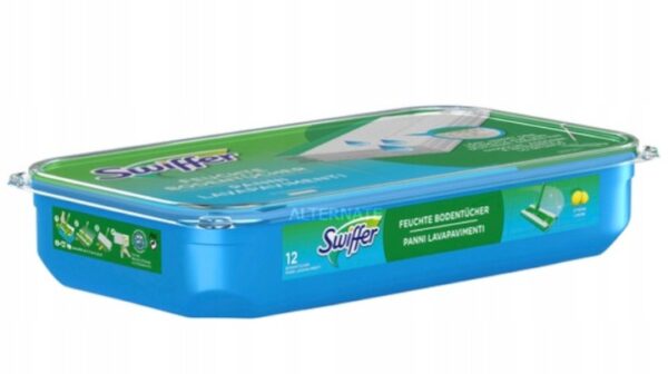 SWIFFER mokre ŚCIERECZKI do mopa 12 szt LEMON - obrazek 2