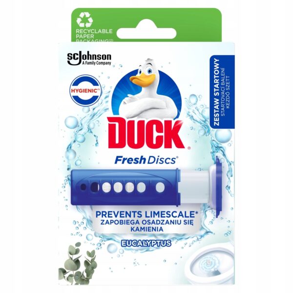 Duck Fresh Discs żelowe krążki zapas Eukaliptus limescale na kamień