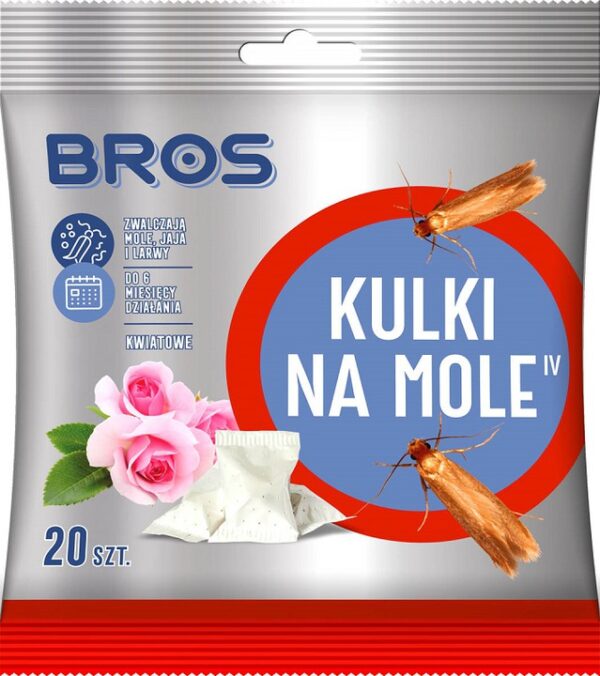 BROS Kulki na mole KWIATOWE 20 szt