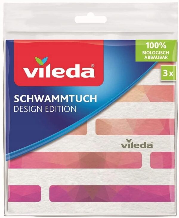 VILEDA SCHWAMMTUCH Design edition 3 szt