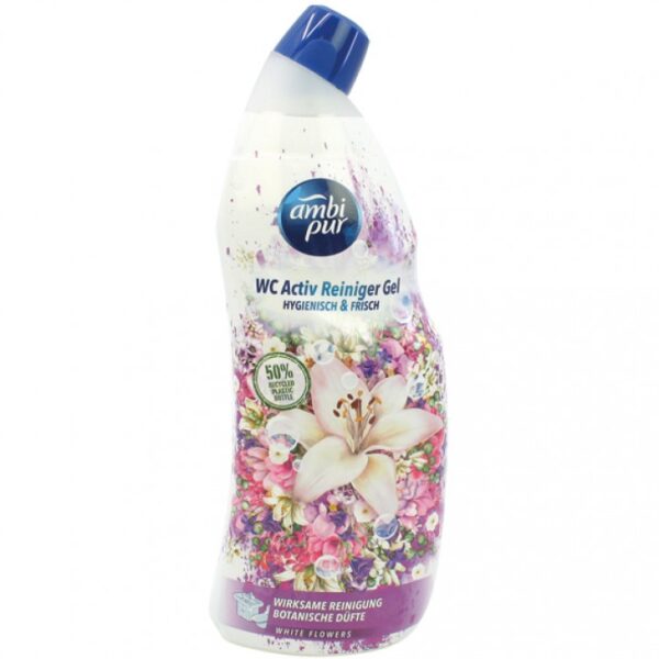 Ambi Pur White Flowers Żel do Czyszczenia Mycia Toalety WC 750 ml