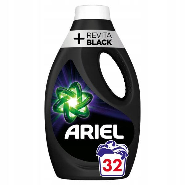 ARIEL Revita Black żel do prania czarnych 1,76L - obrazek 3