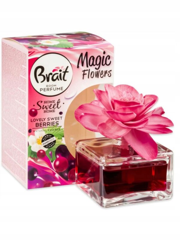 BRAIT MAGIC FLOWERS Odświeżacz powietrza LOVELY SWEET BERRIES 75 ml - obrazek 3