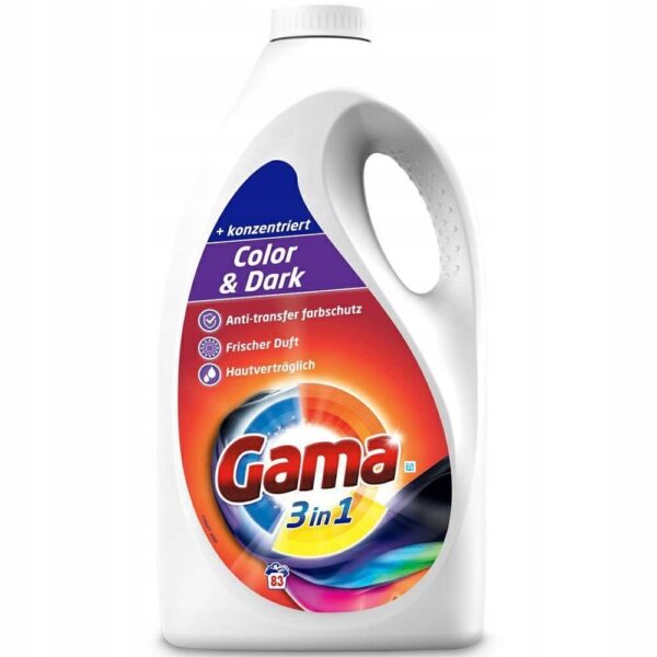 GAMA 3 in 1 Żel do prania COLOR & DARK 4,15L