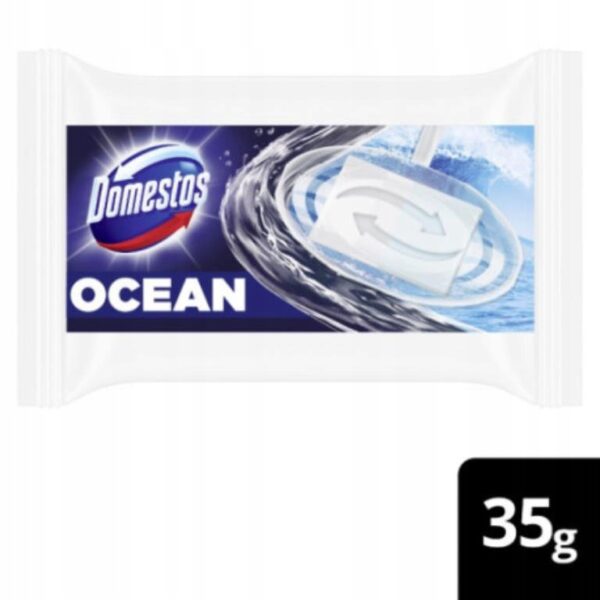 Domestos kostka czyszczenie wc zapas ocean bez koszyczka - obrazek 3