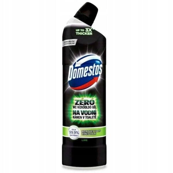 Domestos Żel do WC Zero kamienia czarny lime - obrazek 2