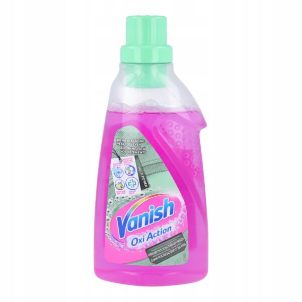 Vanish Higiene Pink Oxi Action Odplamiacz żel uniwersalny 750ml - obrazek 2