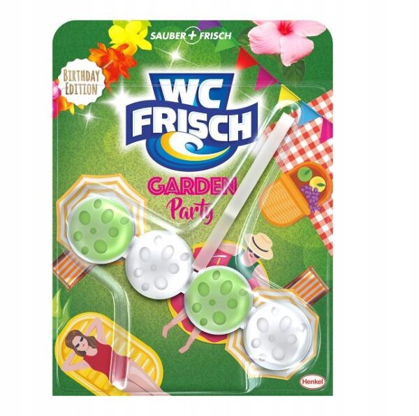 WC Frisch zawieszka czyszczenie WC Garden Party 50g