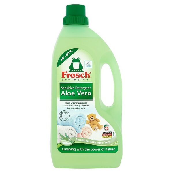 Frosch żel do prania Uniwersalny aloe vera sensitive 1,5L - obrazek 2