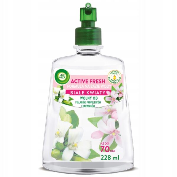 Air Wick odświeżacz powietrza Active Fresh Wkład Białe kwiaty 228 ml